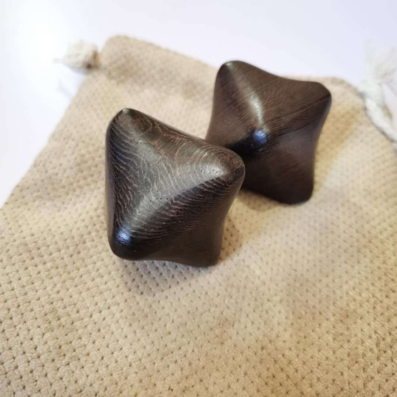 Rullo a mano palla da massaggio in legno agitarsi giocattoli adulti ansia autismo sensoriale terapia occupazionale decompressione regalo rilassante