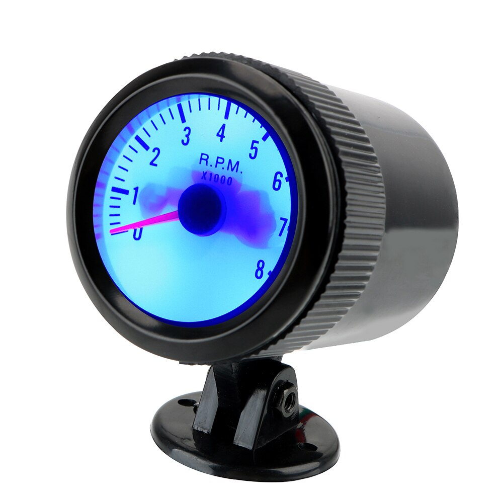 Ponteiro tacho com display digital, indicador digital azul led 0 a 8000rpm, tacômetro 12v, medidor, tacômetro, para carros, caminhões, atv