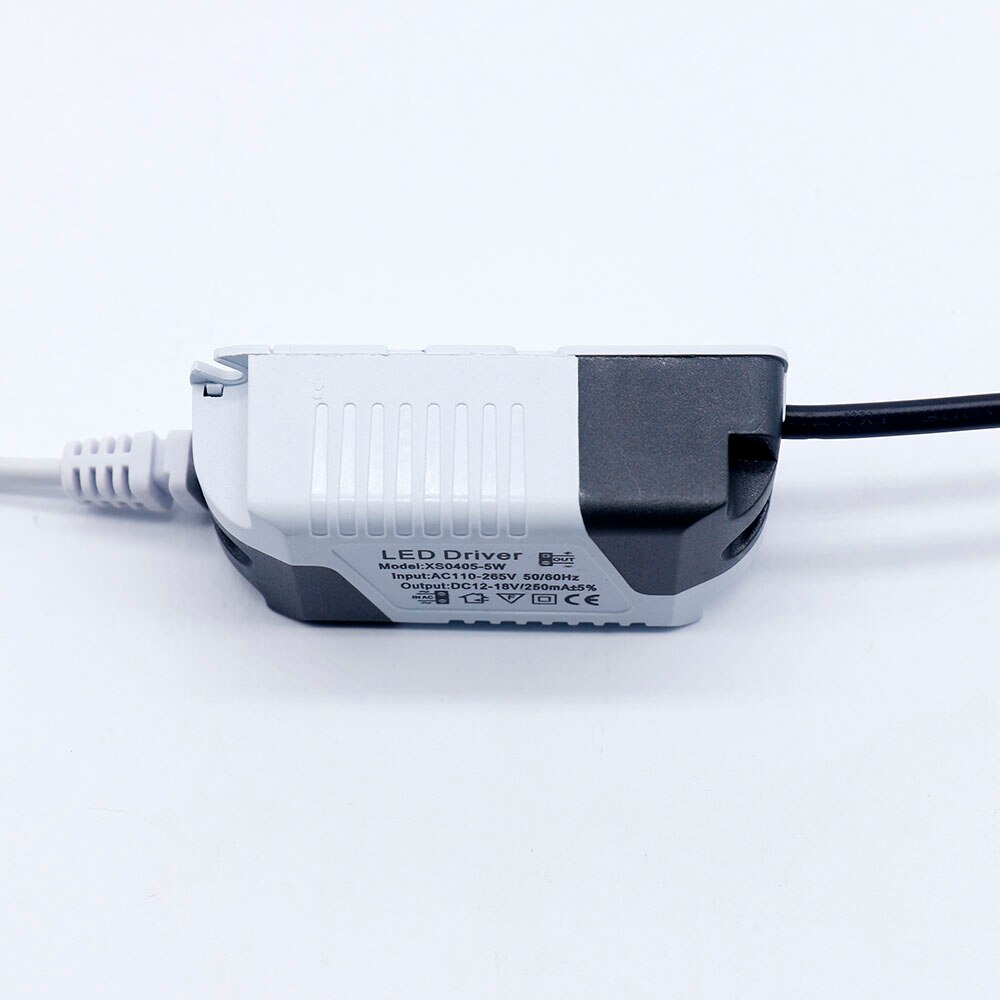 Led driver 5w utgång  dc12-18v 250ma för led automatisk spänning led strömförsörjning belysning transformatorer för led strip
