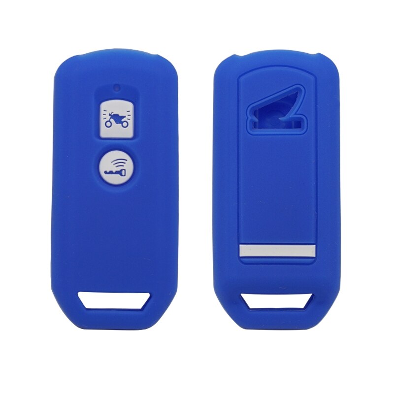 Xinyuexin-funda de silicona para llave de motocicleta, cubierta para Honda PCX 125 150 HYBRID SIPER CUB C125 PCX ELETRIC FORZA 300, 2 y 3 botones: 2 btn blue