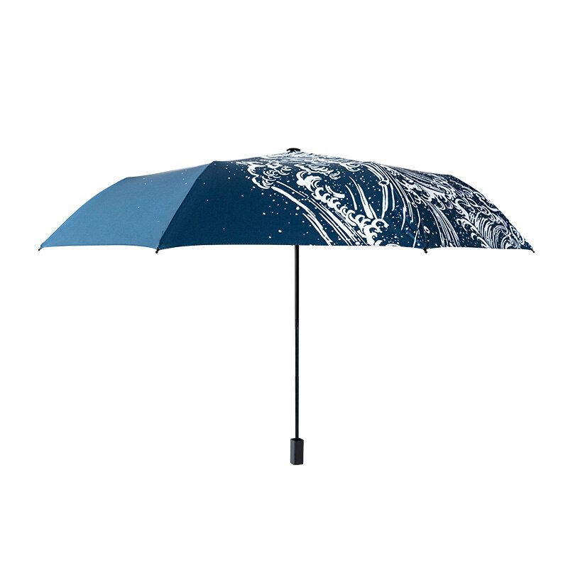 Paraguas plegable japonés portátil protección Uv automática protección Uv paraguas ultraligero Guarda Chuva equipo de lluvia para el hogar DB60YS