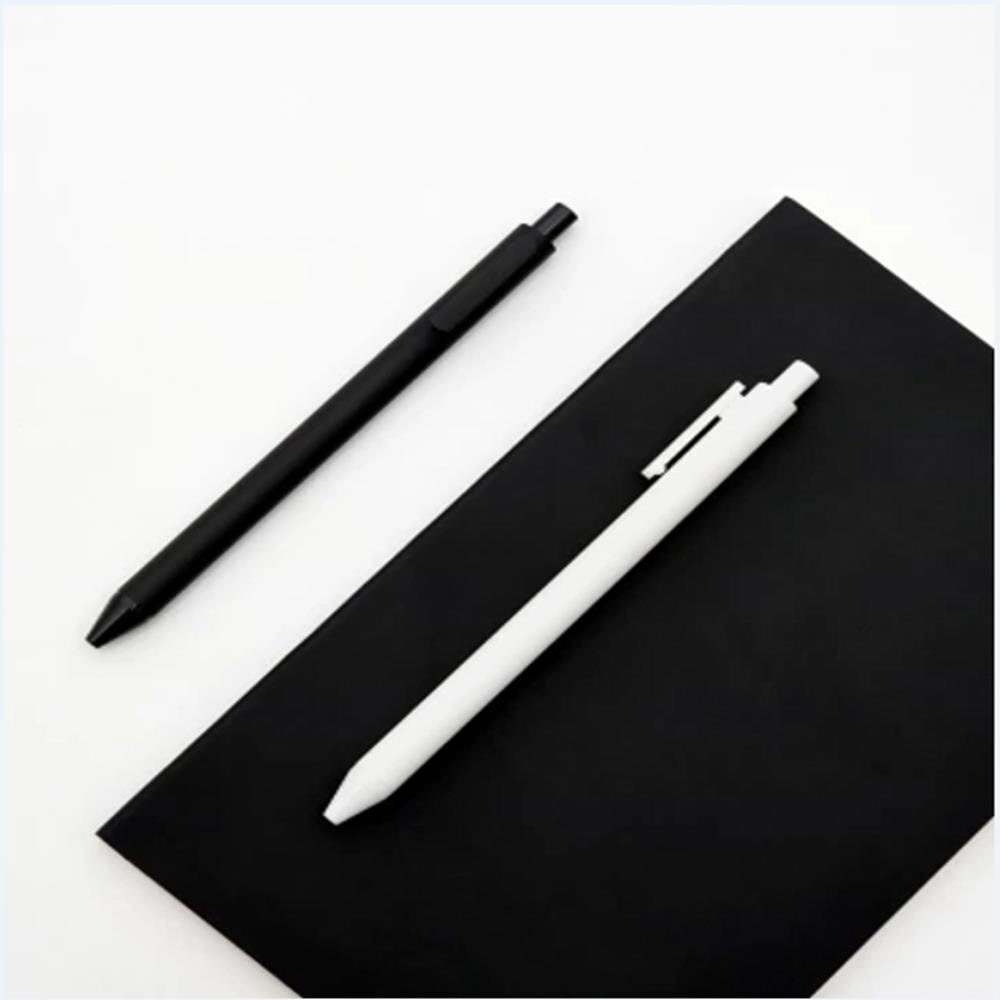Xiaomi-bolígrafos KACO originales para firmar, bolígrafos duraderos de 0,5mm, recargables, 10 unids/paquete, tinta negra japonesa, papelería escolar