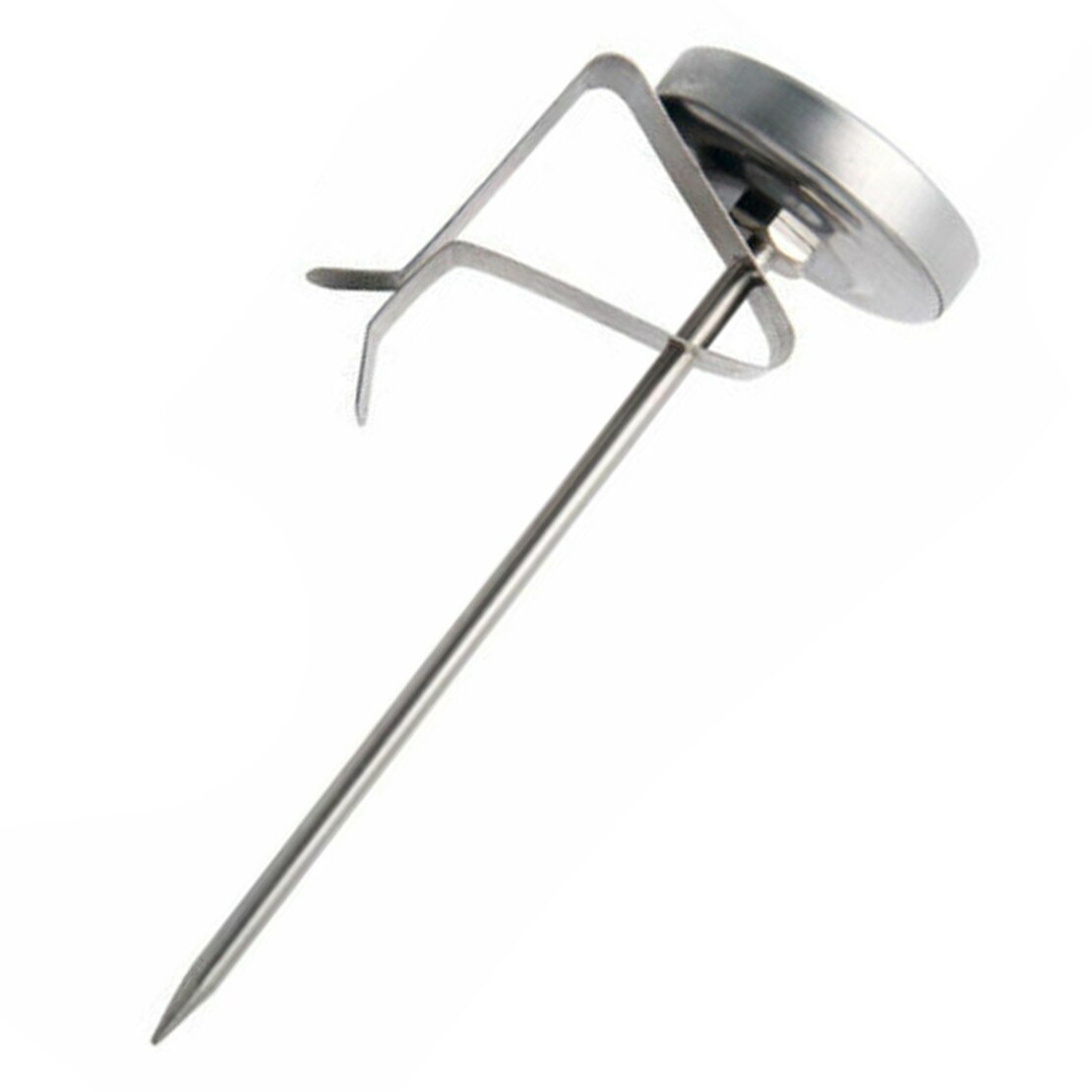 Stainless Steel 200mm Thermometer Probe Instant Read Temperature Gauge for BBQ Grill Food Water Liquid Cooking Lightweight