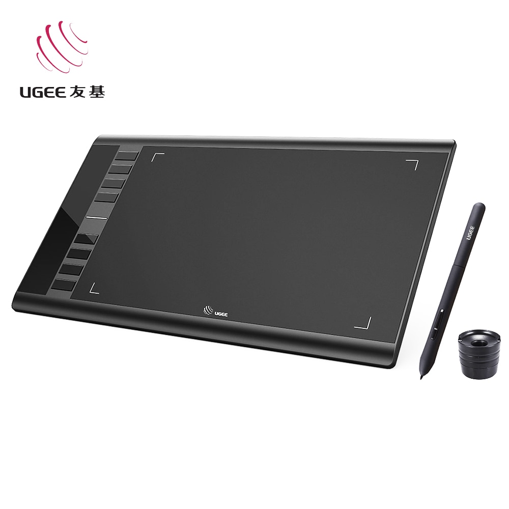 UGEE M708 Upgraded Graphics Drawing Tablet Board with Battery-free Passive Pen 8192 Pressure Sensitivity 266RPS 10 * 6inch