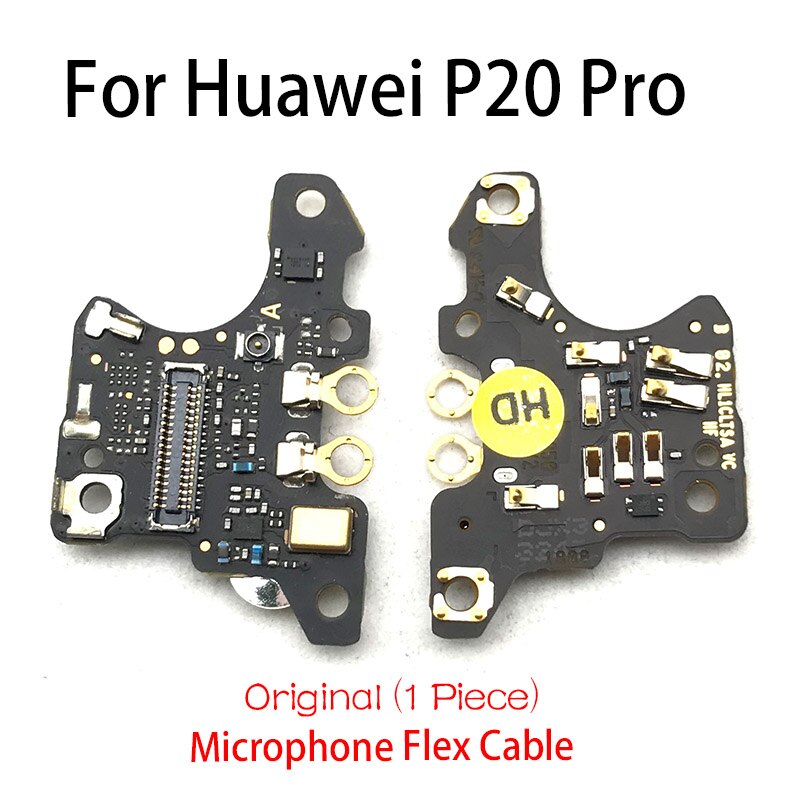 pour Huawei Mate 10 20 P20 P30 Pro carte SIM/SD lecteur de carte carte de Conecction avec Microphone câble flexible: P20 Pro Original