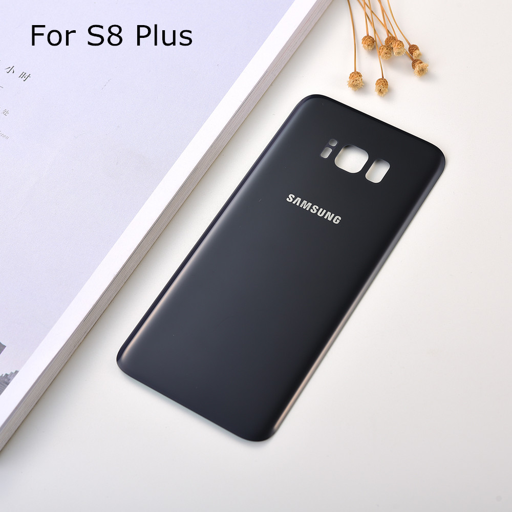 Original Samsung Back glass Rear Cover Housing Battery Door Replacement For Samsung Galaxy S8 Plus S8 s8+ G955 G955F G950 G950F: S8 plus grey