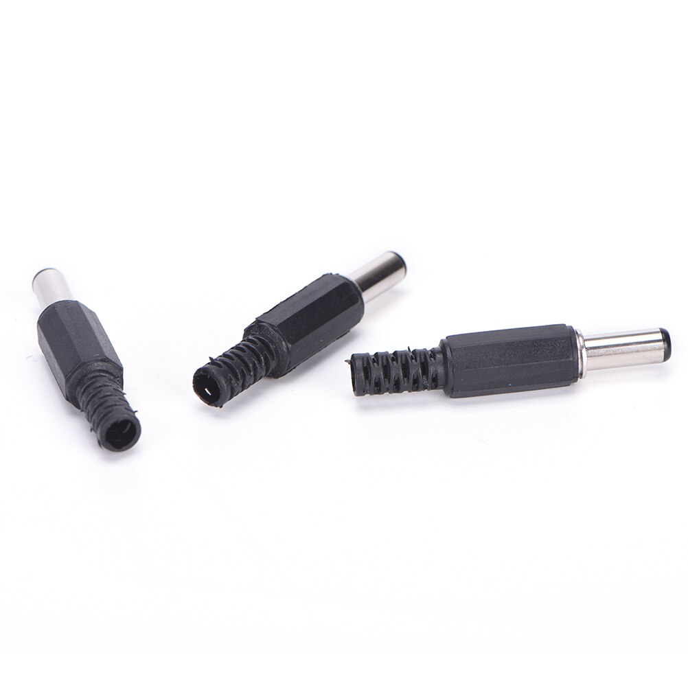 10 pièces 5.5x2.1mm mâle DC prise en ligne prise Jack connecteur adaptateur couvercle en plastique prise d'alimentation cc prises