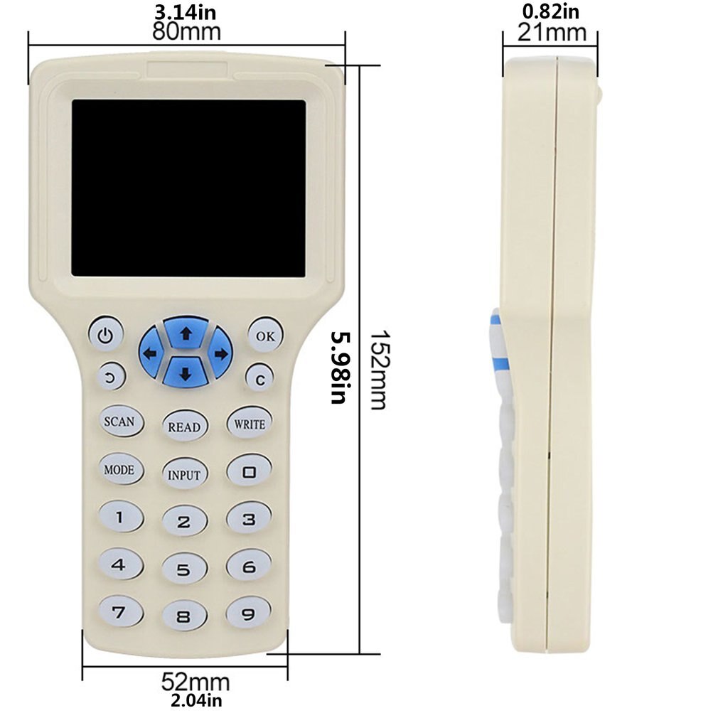 Full Frequency Access Card Full Decode Function Smart Card Key Machine RFID NFC Copier Reader Writer Duplicator