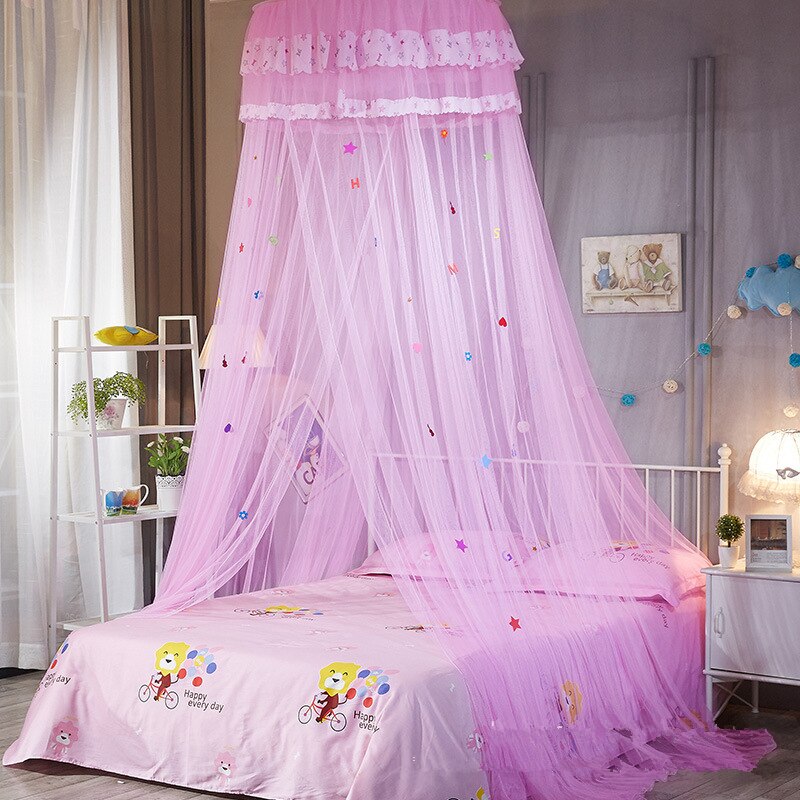 Suspendus enfants bébé literie dôme lit baldaquin coton moustiquaire couvre-lit rideau pour bébé enfants lecture jouant décor à la maison: 01