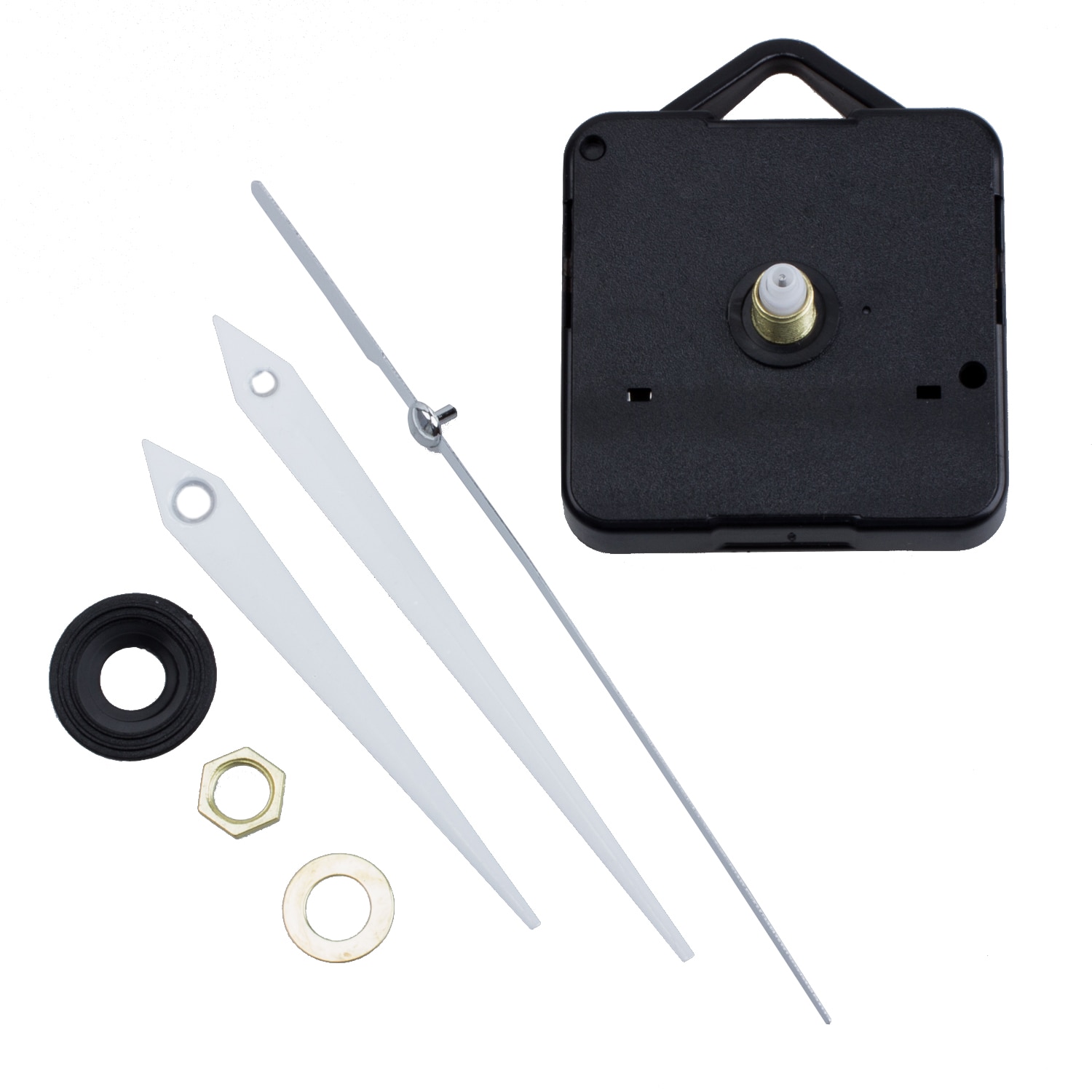 Quarzuhr Bewegung Mechanismus DIY Ersatzteile + Weiß Hände