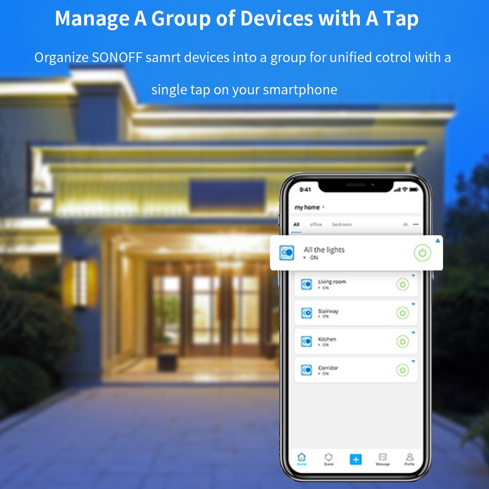 SONOFF Basic Wifi Switch DIY Remote Control For Alexa/Ewelink Smart Home Automation Switch 220V 10A Relay Module All Compatible