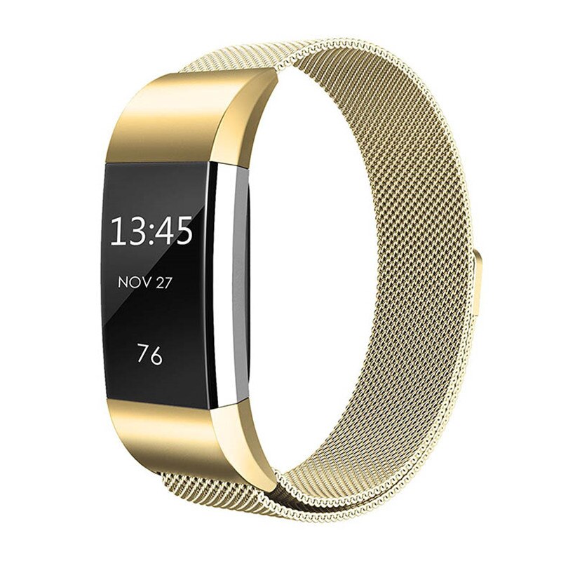 SL Size Metal Stainless Strap For Fitbit Charge 2 Band Milanese Magnetic Fitbit charge2 Strap Smart bracelet For Wrist strap