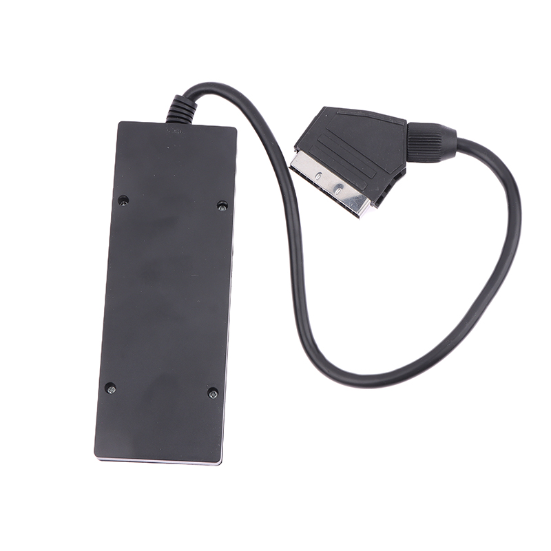 Scart macho para conector adaptador fêmea, Scart 5 Way Splitter, 1 Divida em 5 Linha de cabo, 21Pin, 21P