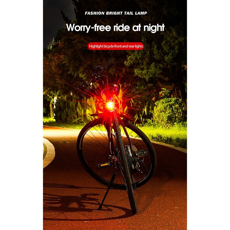 Fietsverlichting Waterdicht Flash Achterlicht Fiets Achterlicht Mountainbike Led Koplamp En Achterlicht