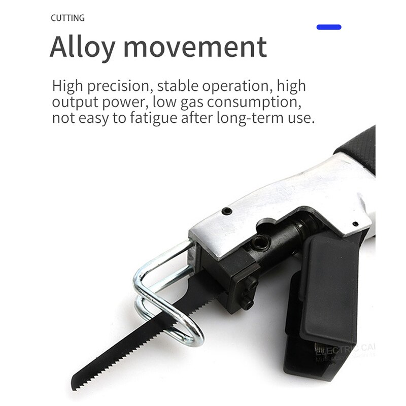 Pneumatic Air Reciprocating Saw For Automobile Sheet Metal Cutting Tool 9000rpm 1/4&amp;#39;&amp;#39; Hacksaw Cutting Blade Tool