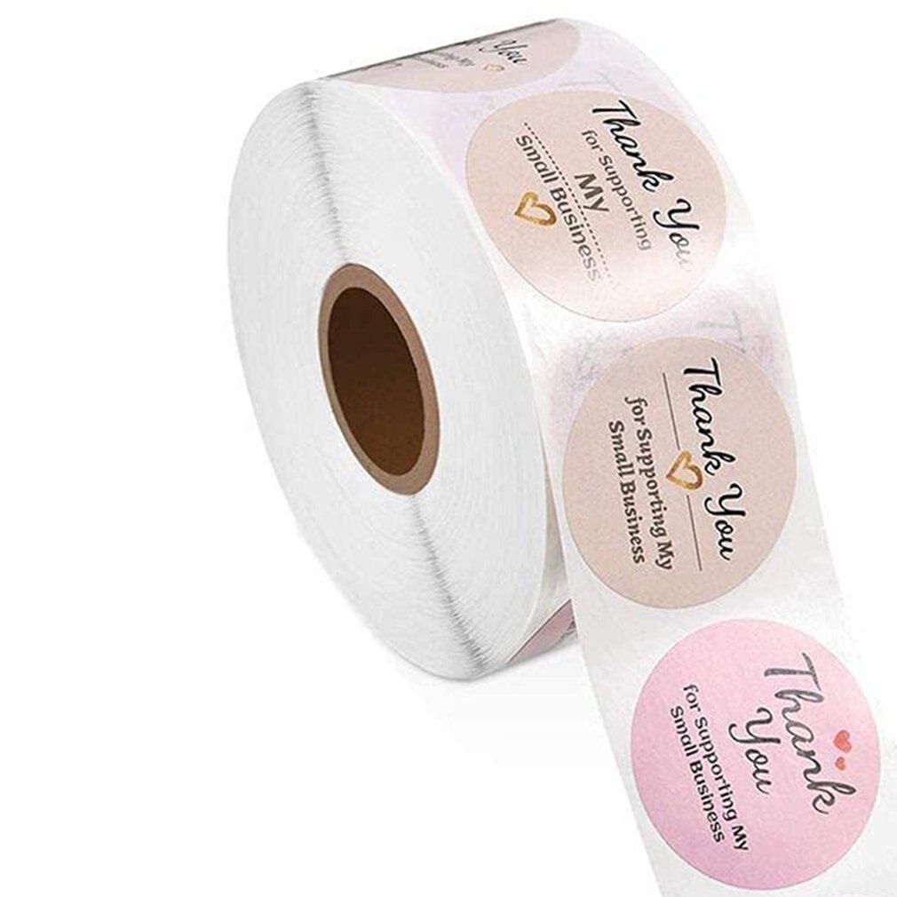 1 Inch Sticker Bedankt Etiketten Tape Waterdicht S... – Vicedeal