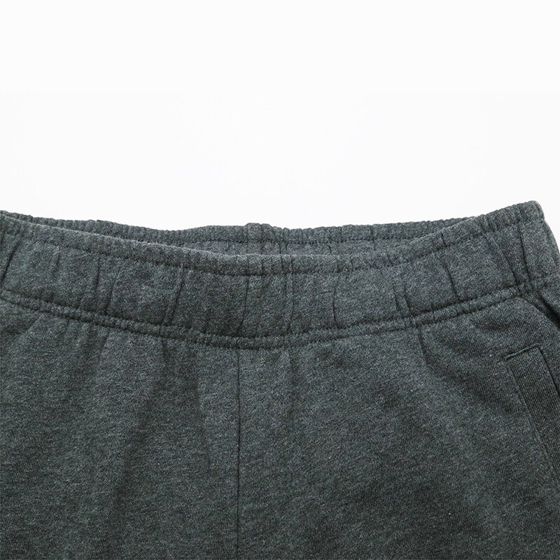 Mannen Gebreide Sport Broek Comfortabele Katoenen Jogging Broek Met Zakken Taille Trekkoord Workout Losse Fitness Broek