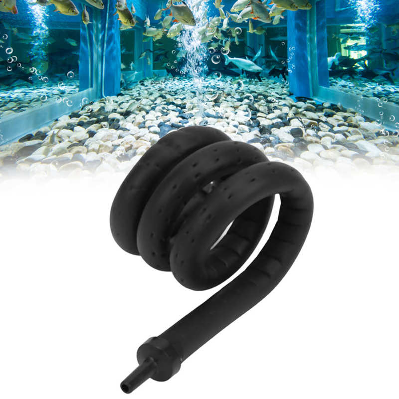 Akwarium kurtyna powietrzna akwarium gumowa rurka robić wytwarzania pęcherzyków powietrza miękka woda krążąca robić akwarium robić akwarium