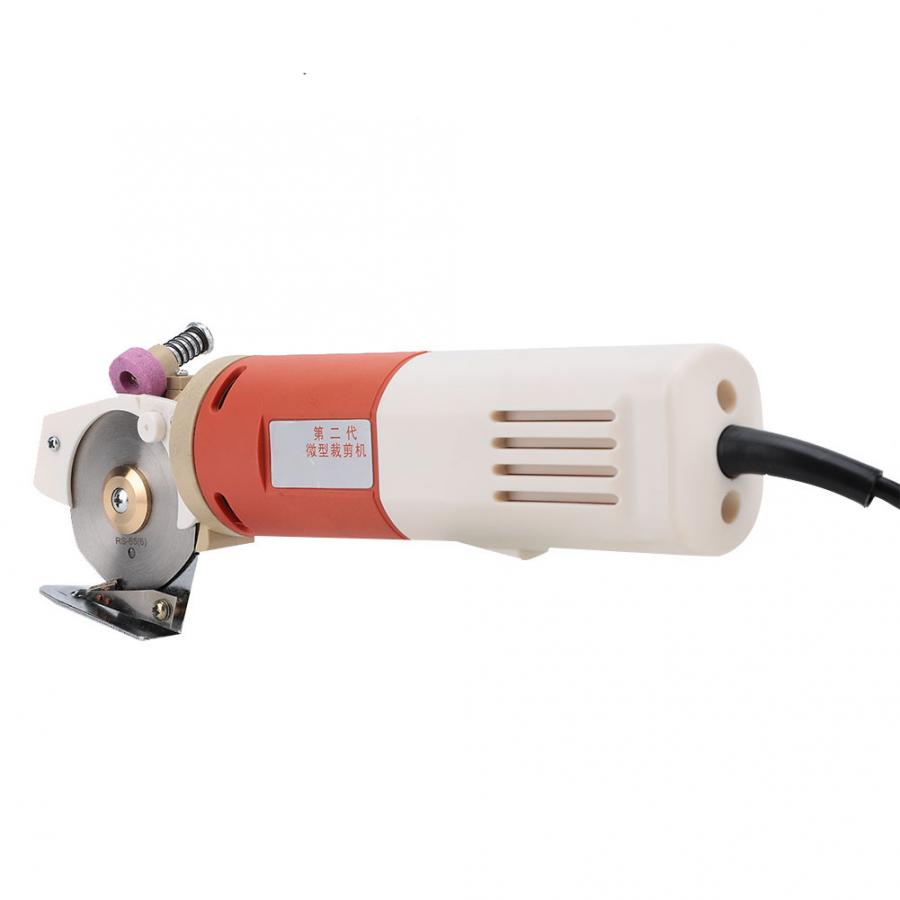 Mini Elektrische Tuch Cutter 220 V Handheld Tragbare 65mm Dreh Klinge Elektrische Runde Tuch Cutter Stoff Schneiden Maschine