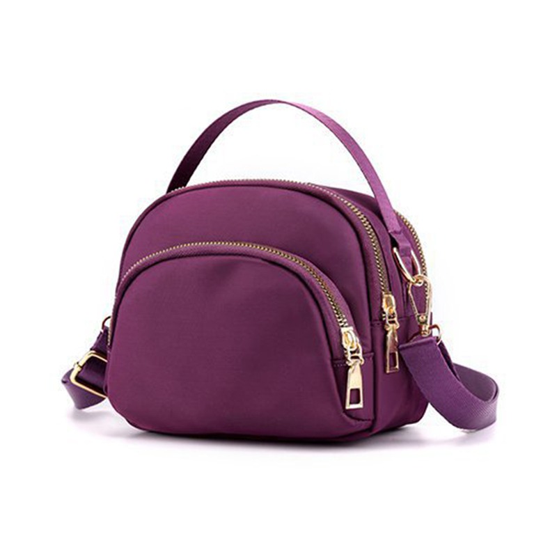 Kvinners crossbody-vesker søt glidelås mobiltelefon skulderveske dame kvinnelig multifunksjons mini håndvesker veske: Himmelblå