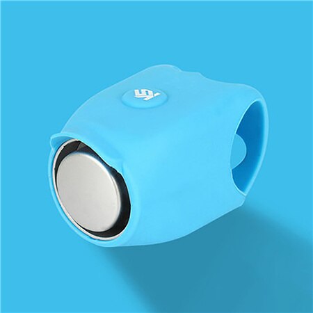120 db elektrische fiets fietshoorn alarmbellen veiligheid mtb fiets stuur bel ring fiets accessoires inclusief batterij: Blauw