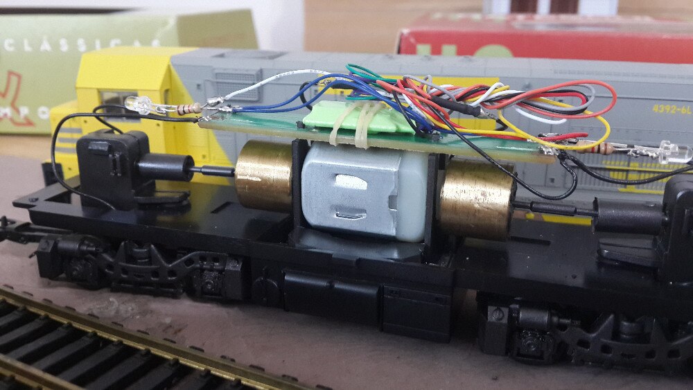 Décodeur LOCO DCC pour TRAIN à échelle HO N, 4 fonctions, 9 fils, 860014, LaisDcc, série tangu