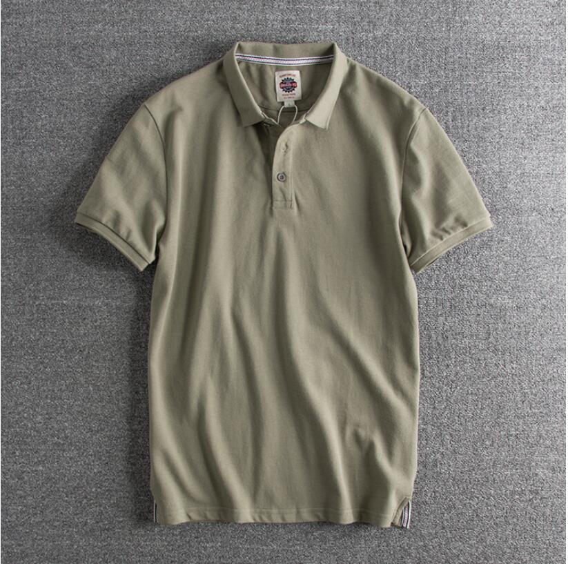 Clothing Men Polo Shirts Men Business Casual Solid Male Polo Shirt Short Sleeve Breathable Polo Shirts men