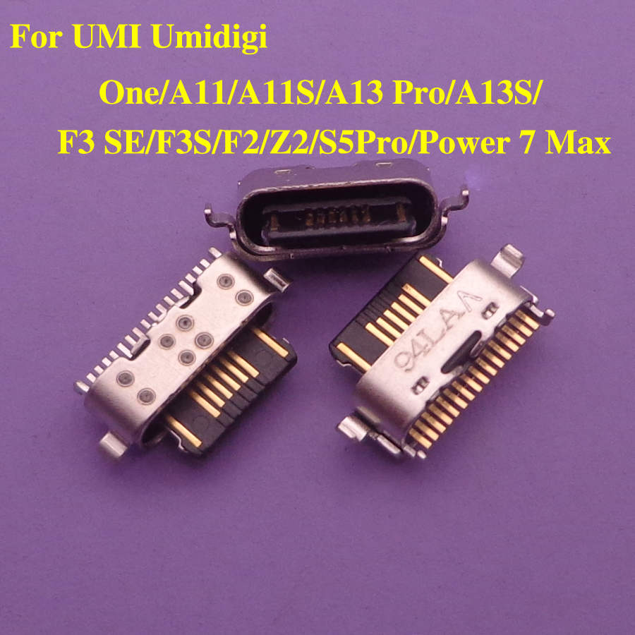 5-10 Uds puerto de carga USB conector de carga para UMI Umidigi One/A11/A11S/A13 Pro/A13S/F3 SE/F3S/F2/Z2/S5Pro/Power 7 Max