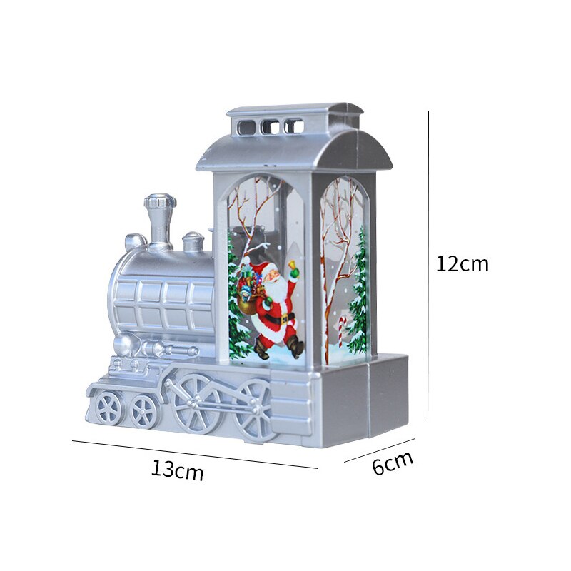Weihnachten Dekorationen Für Haus Laterne LED Kerze Tee Licht Kerzen Weihnachten Baum Ornamente Santa Claus Elch Lampe Neue Jahr: 02