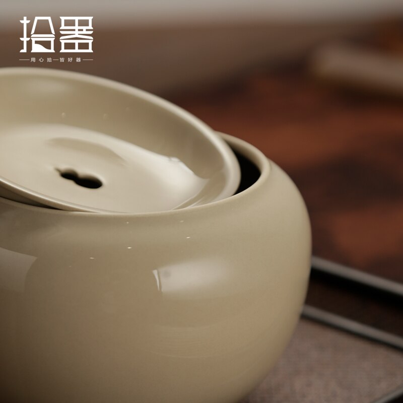 Plante aske jianshui keramisk te vask tekande vand kop med dækning japansk husholdning kop te sæt gryde bærer tørt boble bord s