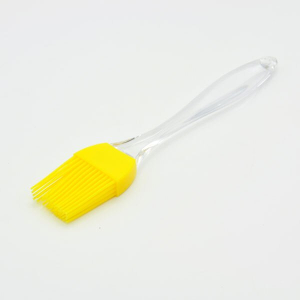 Multifunctionele siliconen bakkwast bak bbq barbecue bestrijken olie kwasten taart accessoires: Geel