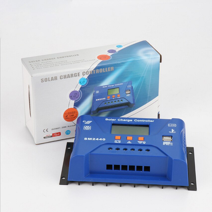 30A 20A 10A 12V 24V AUTO PWM Solar Laadregelaar PV Regulators Solar Batterij Oplader voor lithium batterij /lood-zuur batterij