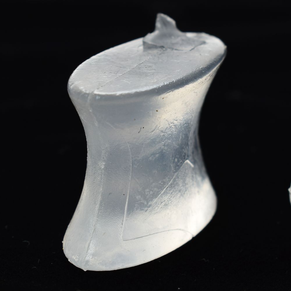 2Stck Fuß Finger Zehe Silikon Gel Zehe Separator Abstandshalter Erzähler Hallux Valgus Pedikübetreffend Korrektor Ballen Knochen Schutz Fuß Pflege