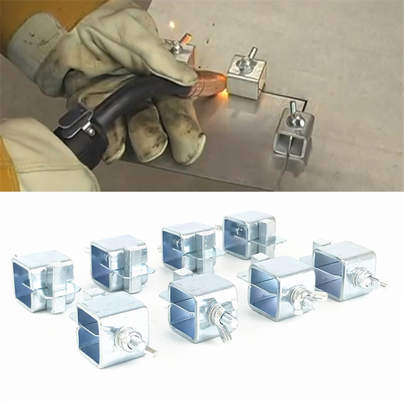 8pz di Saldatura di clip Farfalla Morsetti Supporto di Saldatura di Testa Morsetto Posizionatore di Saldatura Apparecchio Regolabile per La Saldatura Pinze Strumenti impostato