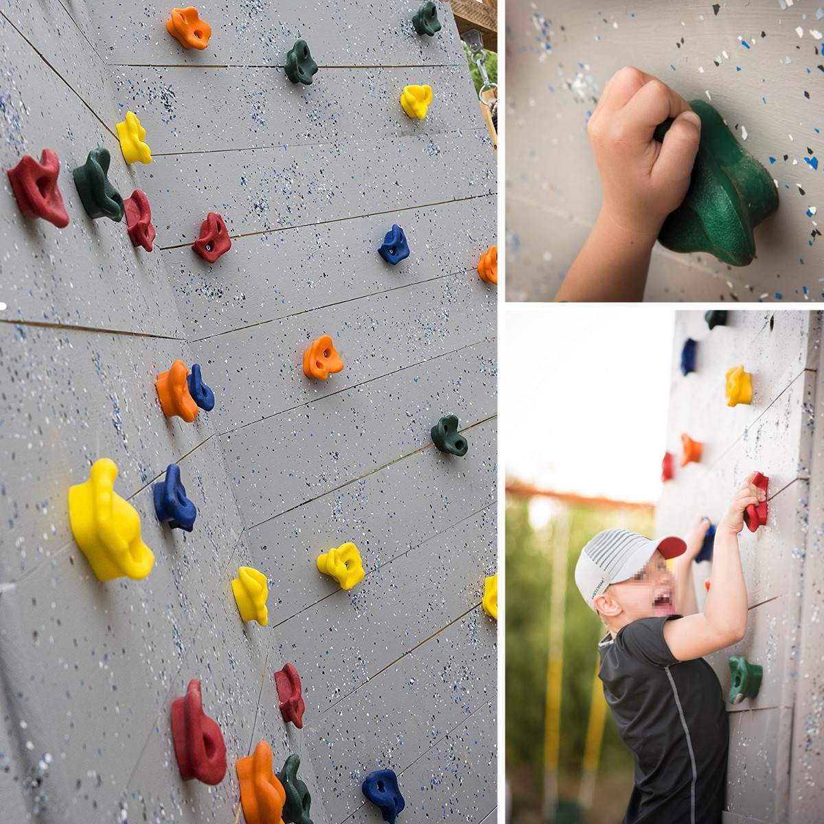 10 Stks/set Kids Rock Klimmen Speelgoed Voor Kinderen Houten Muur Stenen Plastic Indoor Outdoor Klimmen Rock Fysieke Training Fitness