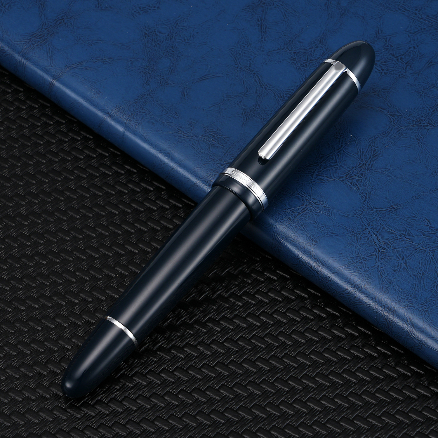 Jinhao X159 #8 Extra Fine / Fine / Medium Nib Fountain Pen, Black Acrylic Big Size Writing Pen
