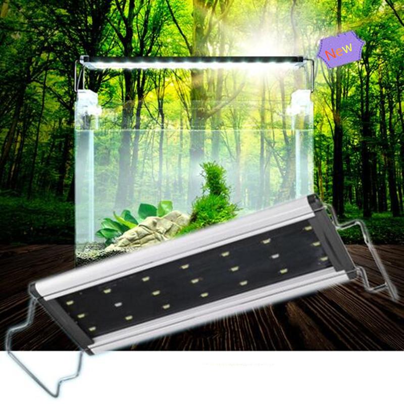 Aquarium Fish Tank LED Light Fish Bowl Light Waterproof Aquarium LED Light Bar Submersible Underwater Lid SMD LED Light Lamp