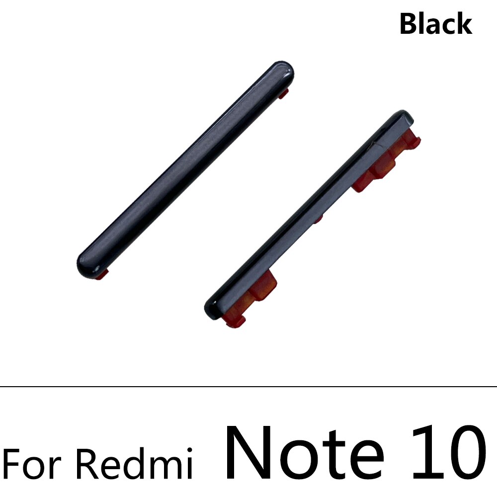 Dla Xiaomi Redmi Note 9S boczny przycisk głośności + włącznik/wyłącznik boczny zestaw dla Xiaomi Redmi Note 10 Pro boczny przycisk głośności