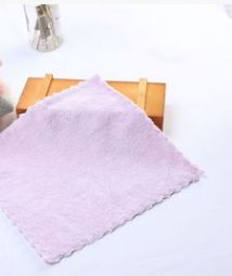 25x25cm Kinderen Zakdoek Fluwelen Kleine Handdoek Zachte Absorberende voor Vriendelijker ganden: 5