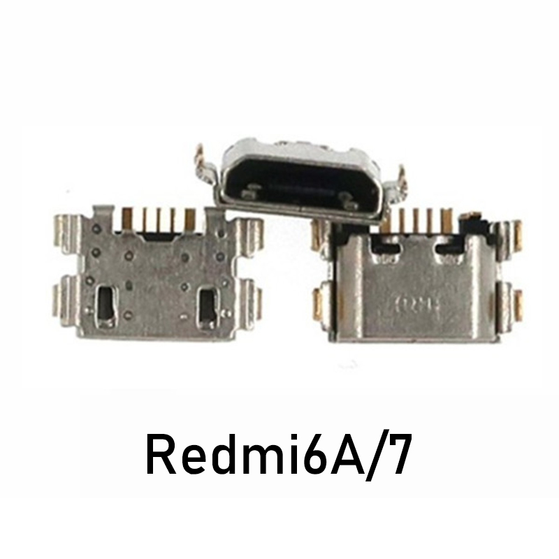 10-20 Teile/los USB Ladegerät Buchse Jack Hafen Stecker Für Xiaomi Mi Spielen/A2 Lite / Redmi 6A 7 / Redmi 6 Profi Ladung Dock Verbinder: 10Stck