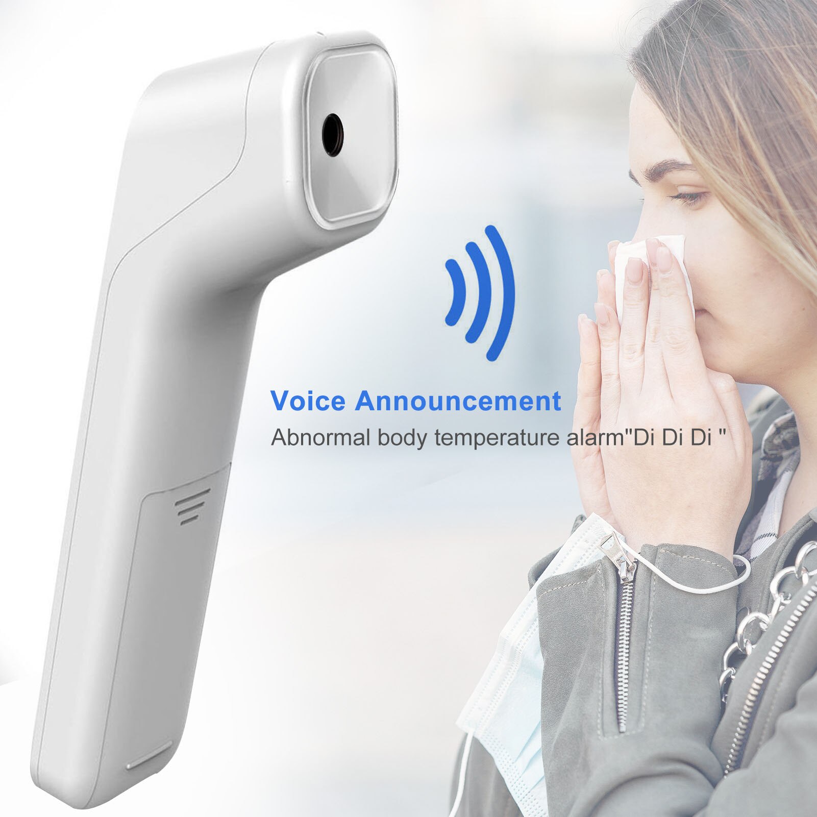 Digital Thermometer For Adults Non Contact Infrared Baby Thermometer Forehead Scan