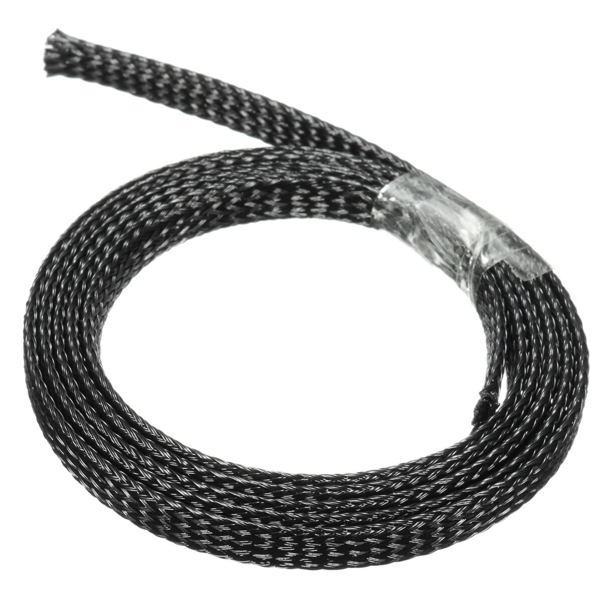 1m 6mm Cable Sleeve Insulated Braided Sleeving Data line protection Wire Cable Flame-retardant nylon tube: Black / 1x