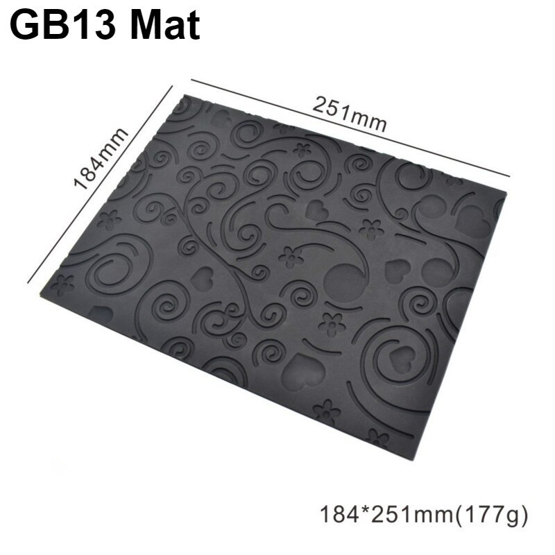 Silicone Swiss Cake Mould Yule Log Mold Large Buche Form Silicon Fondant Mat Impression Lace Moulds: GB13MAT