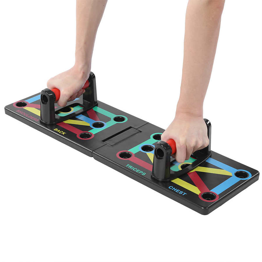 Push Up Rack Board Men Women Comprehensive Fitness Exercise Push-up Stands Body Building Training System Sport Home Gym