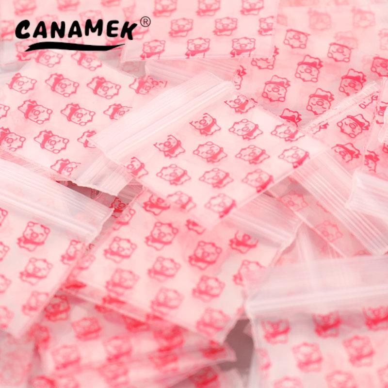 100 stk mini zip lock poser billigere liten plast glidelås pose plast emballasje poser ziplock pille emballasje poser ziplock bag