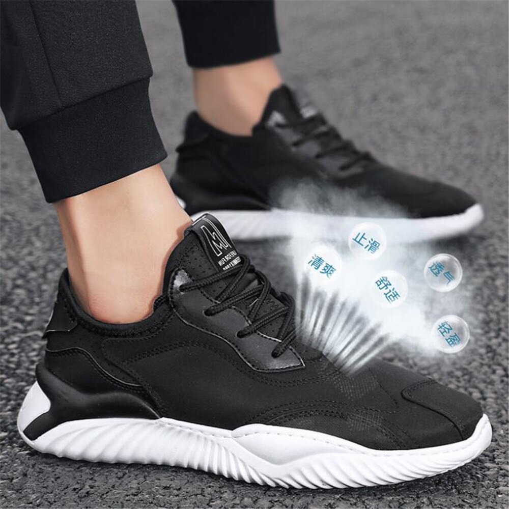 Stijl ijs zijde paraplu doek herenschoenen wilde heren sport ademend casual heren sportschoenen chef-kok schoenen voor heren heren sneakers