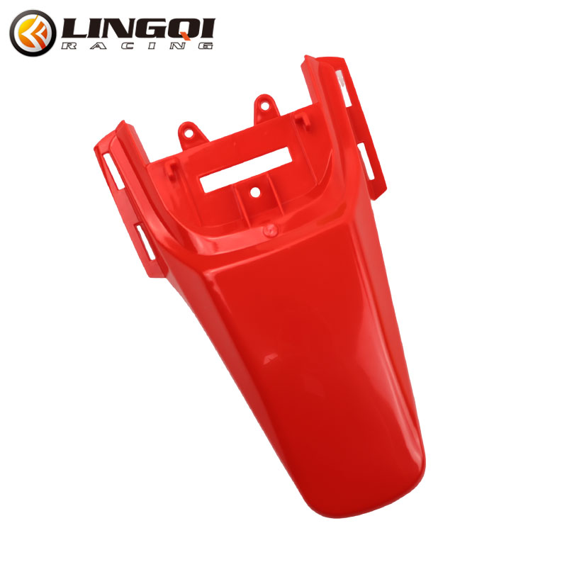 LINGQI CRF50 Rear Fender Motorcycle Pit Dirt Bike Mudguard Mud Guard Plastic Body Cover for CRF 50 Protection Accessories: Red