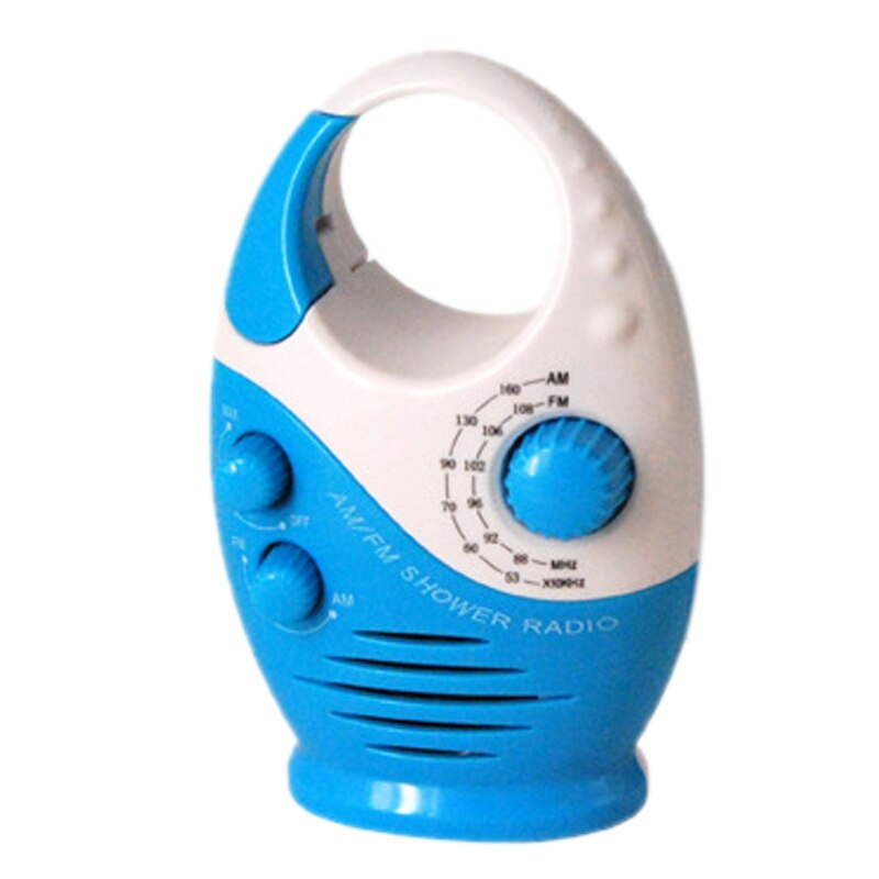 AM/FM Radio Portable étanche Radio salle de bain ventouse connexion Radio Rechargeable, Signal de recherche automatique