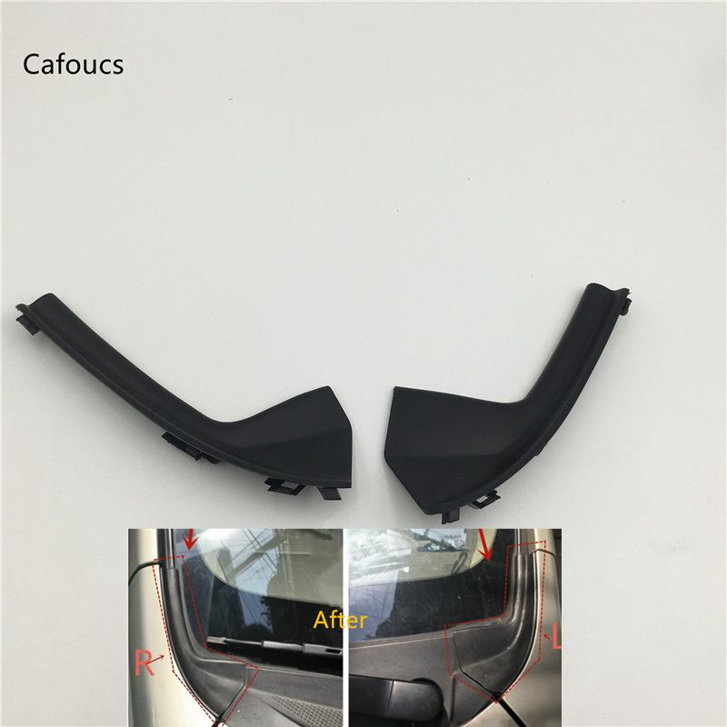 Car Front Windshield Wiper Side Trim Cover Water Deflector Cowl Plate Cover For Nissan Tiida: Default Title