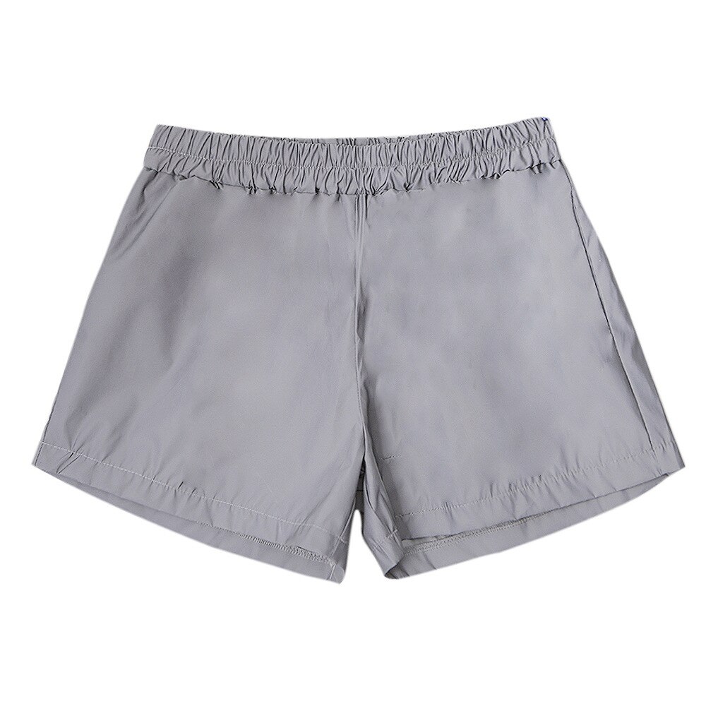 luminous clothing casual shorts luminous street Women's Hip Hop Style Elastic Waist Luminous reflective clothing: S